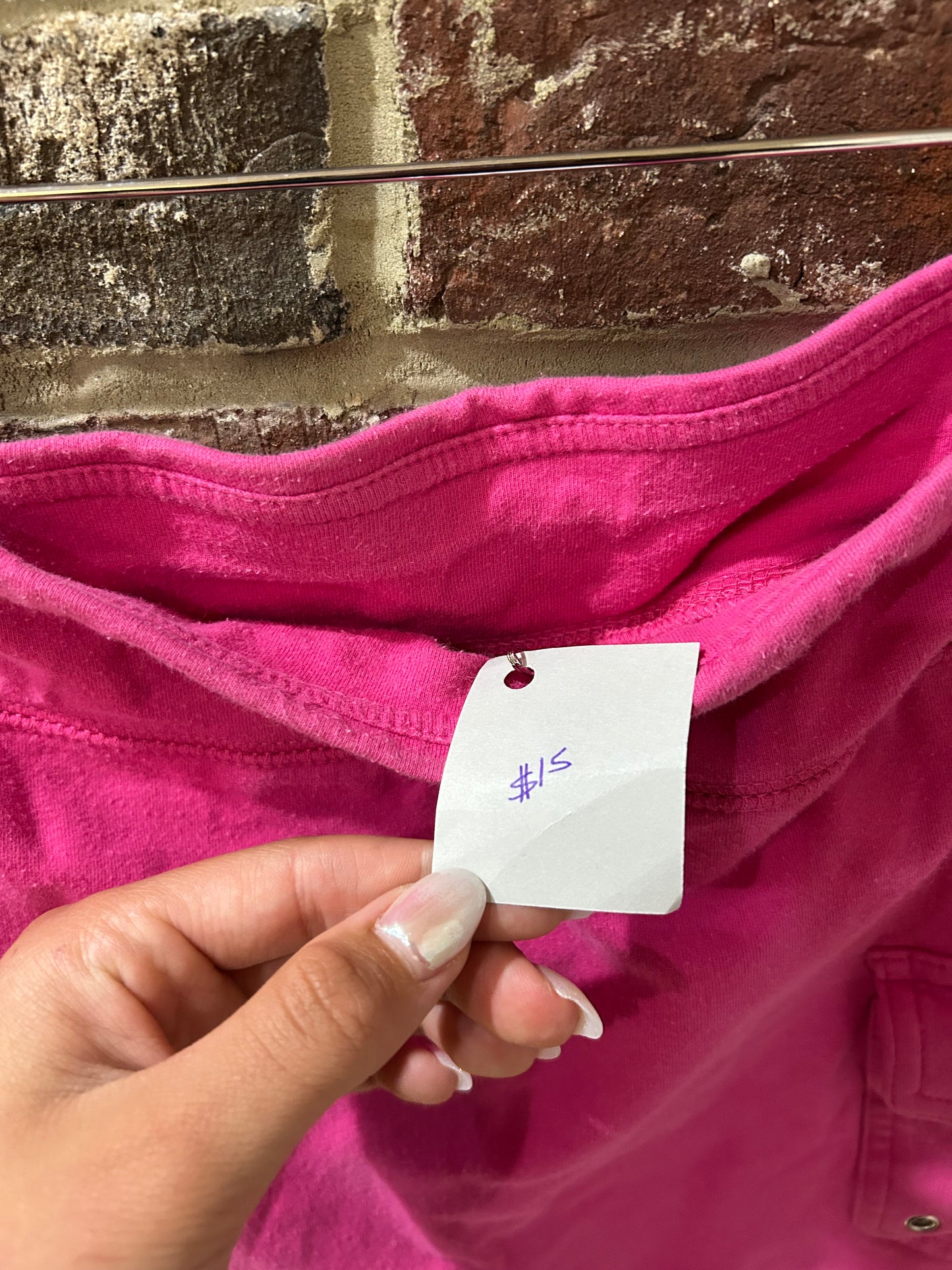 Hot pink active skirt