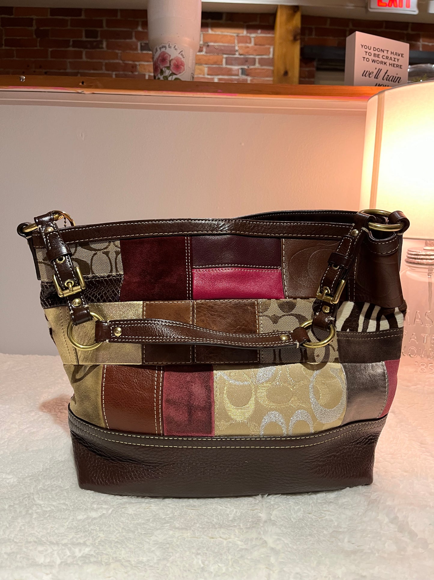 Holiday Patchwork Tote