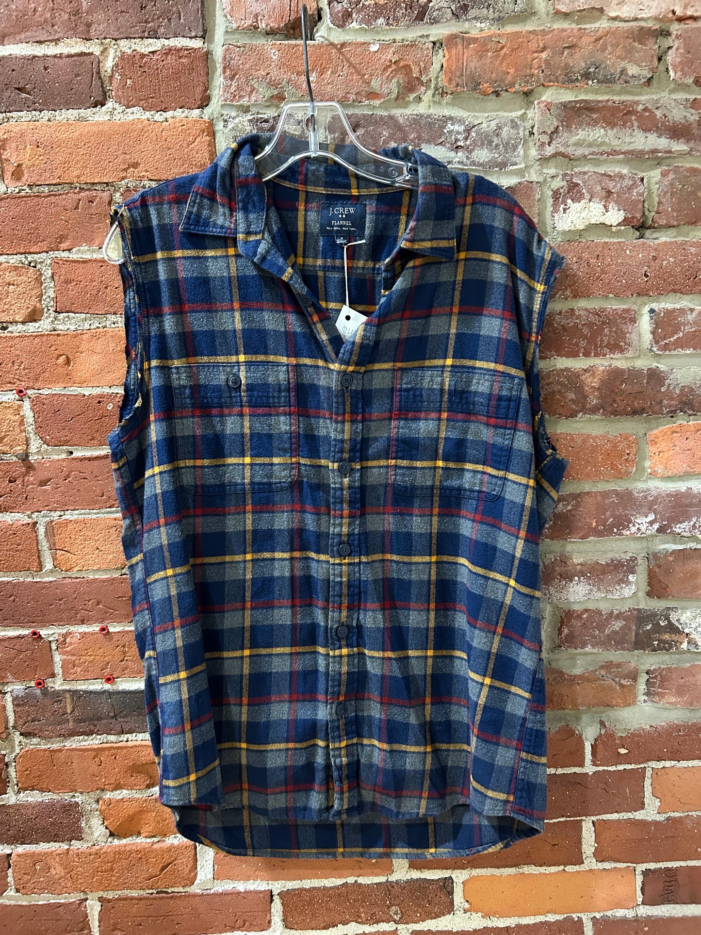 J.Crew flannel cut-off