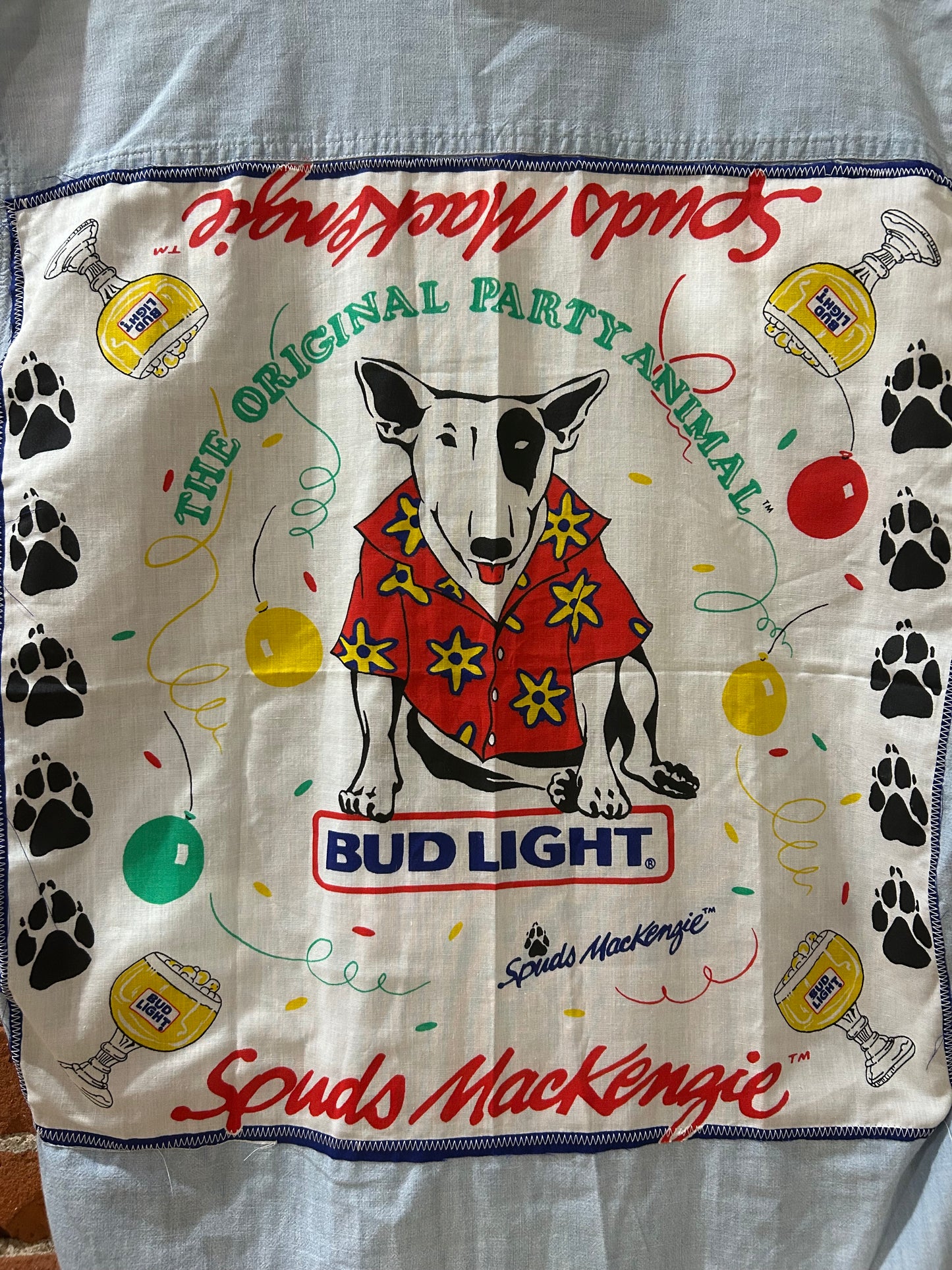Upcycled Budweiser Vest