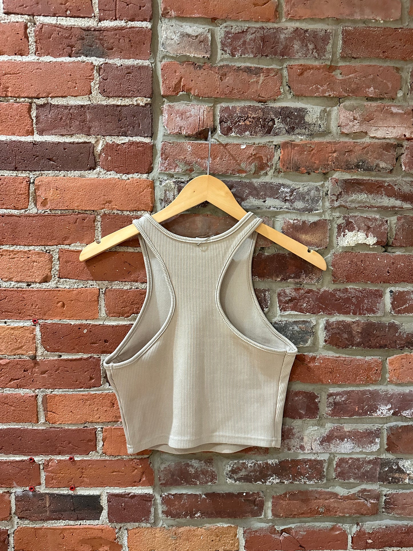 Halter Neck Underwire Detail Cropped top