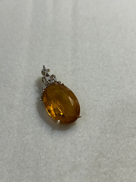 Orange Pendant Charm