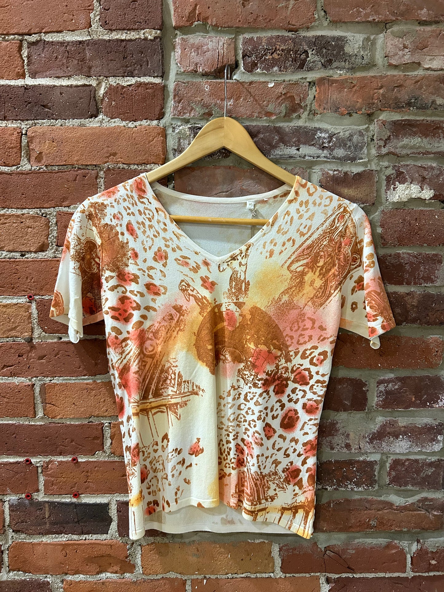 Abstract Art Animal Print sweater tee