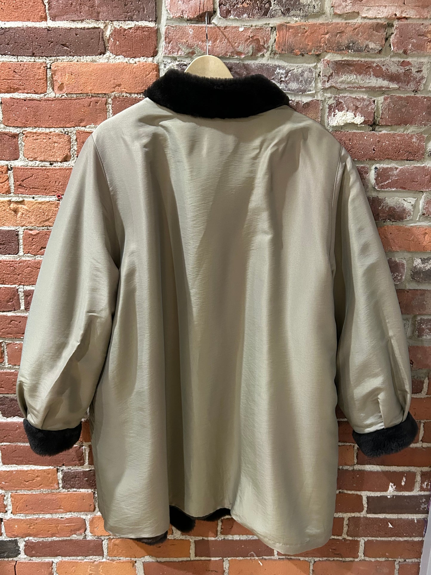 Reversible Faux Fur Coat