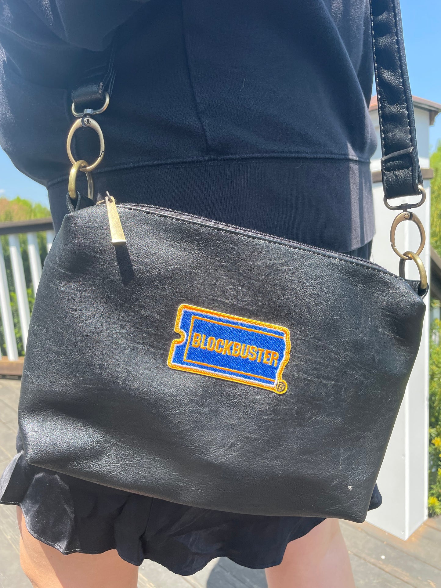 BLOCKBUSTER Upcycled Purse