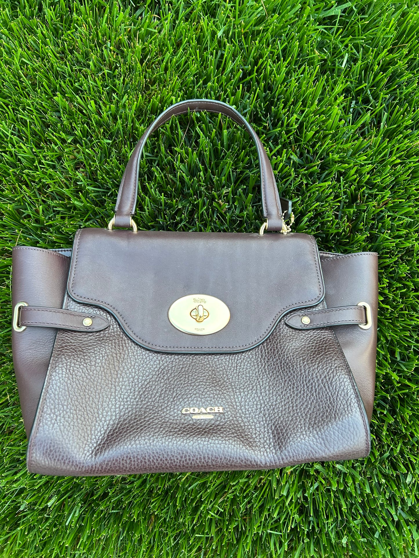 Coach Blake Flap Carryall Satchel