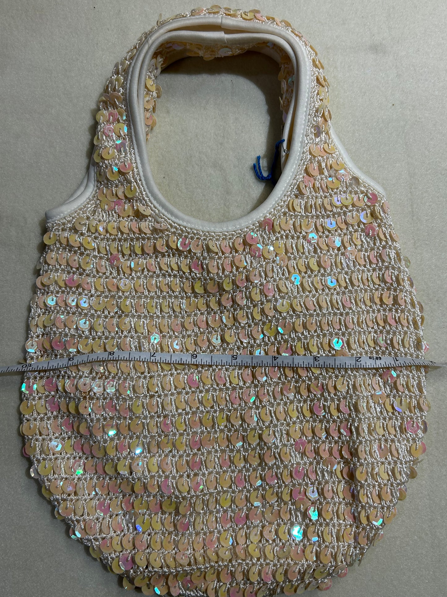 White Sequin Bag