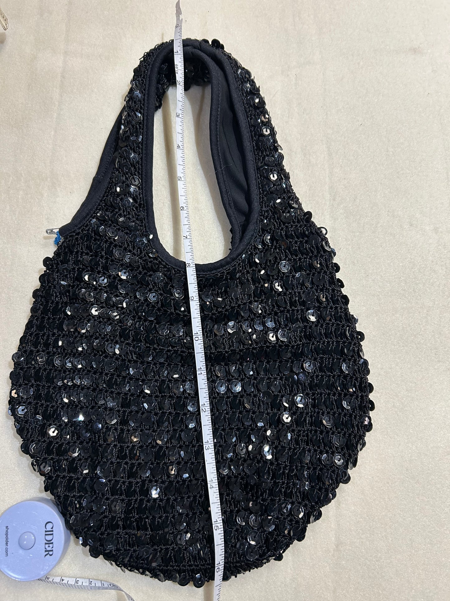 Black Sequin Bag