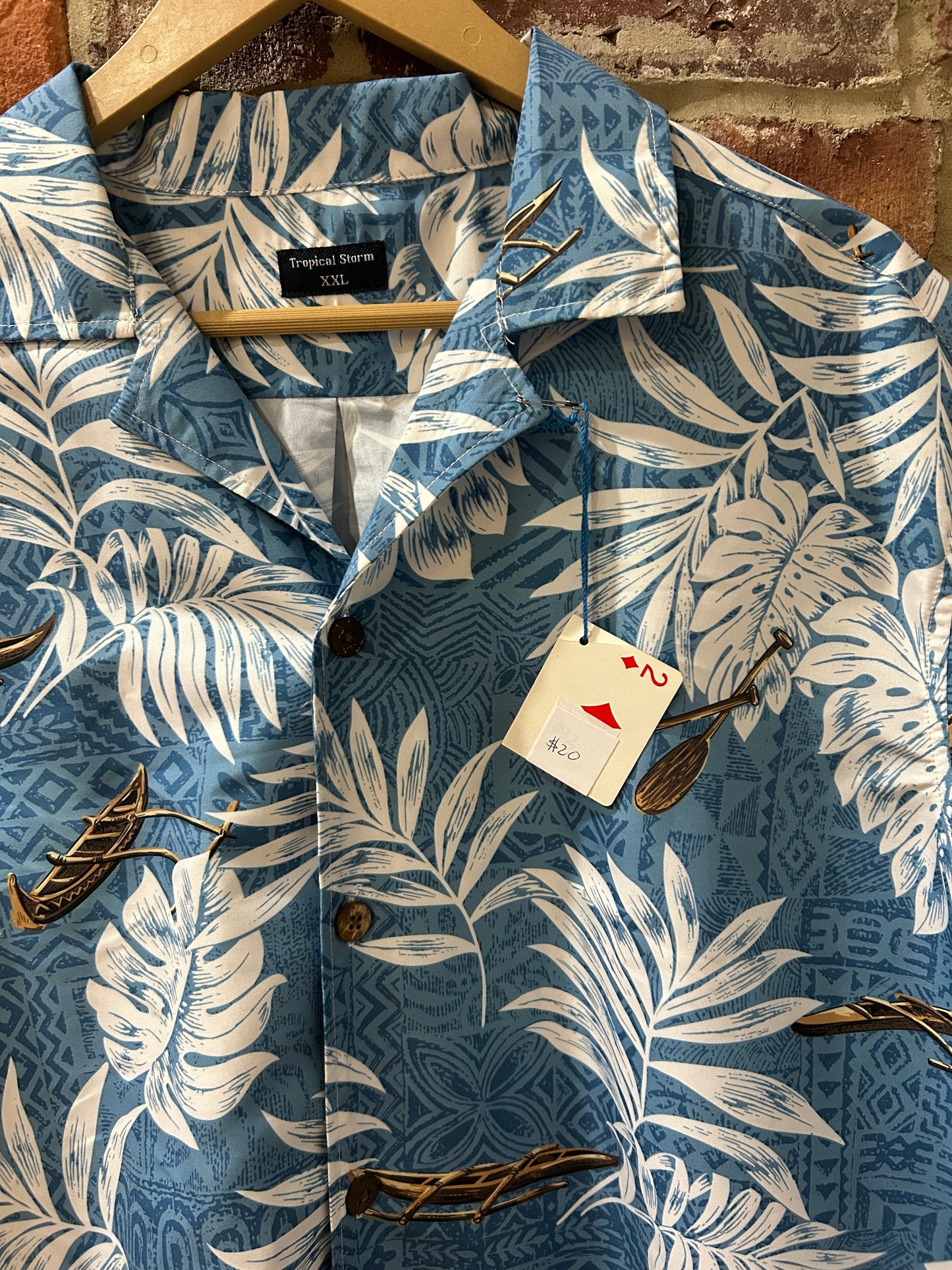 Tropical button-up shirt
