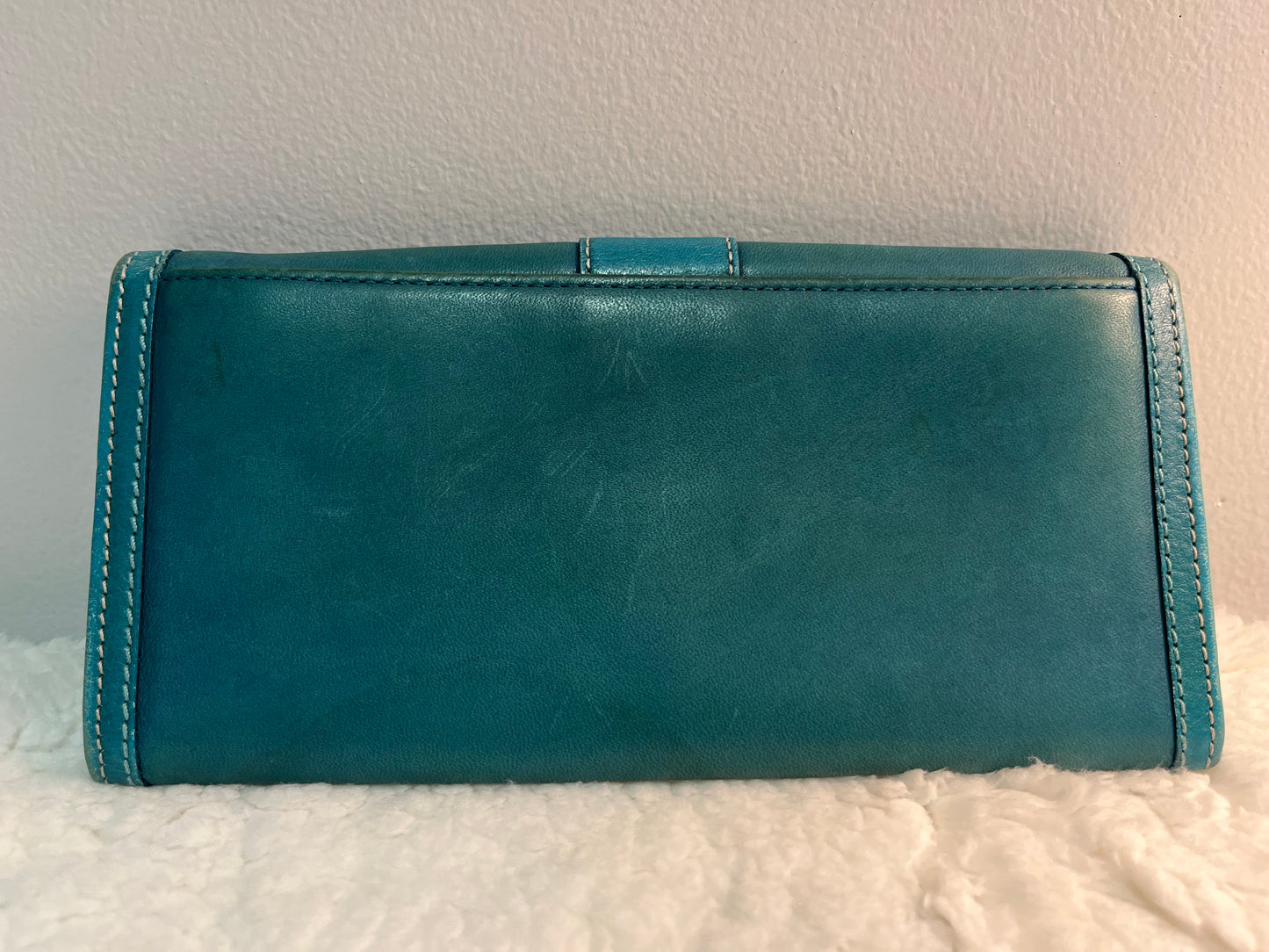 Teal Coach Wallet