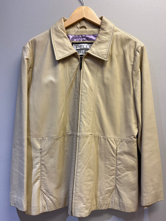 Pelle Studio Cream Leather Jacket