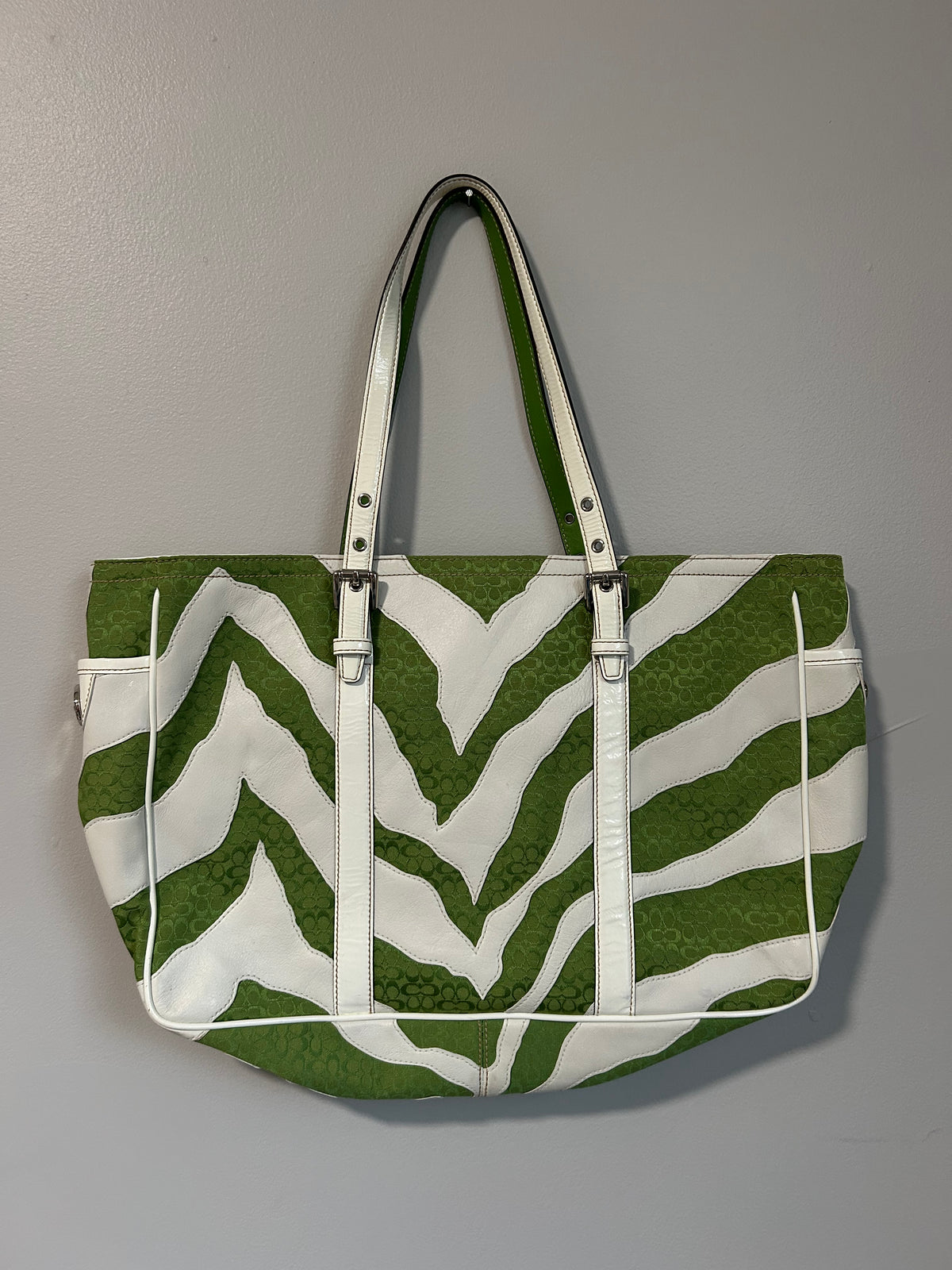 Coach Zebra Tote
