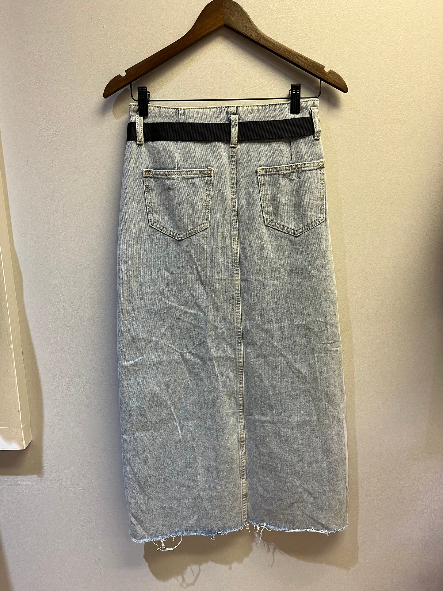 Card Girl Denim Skirt