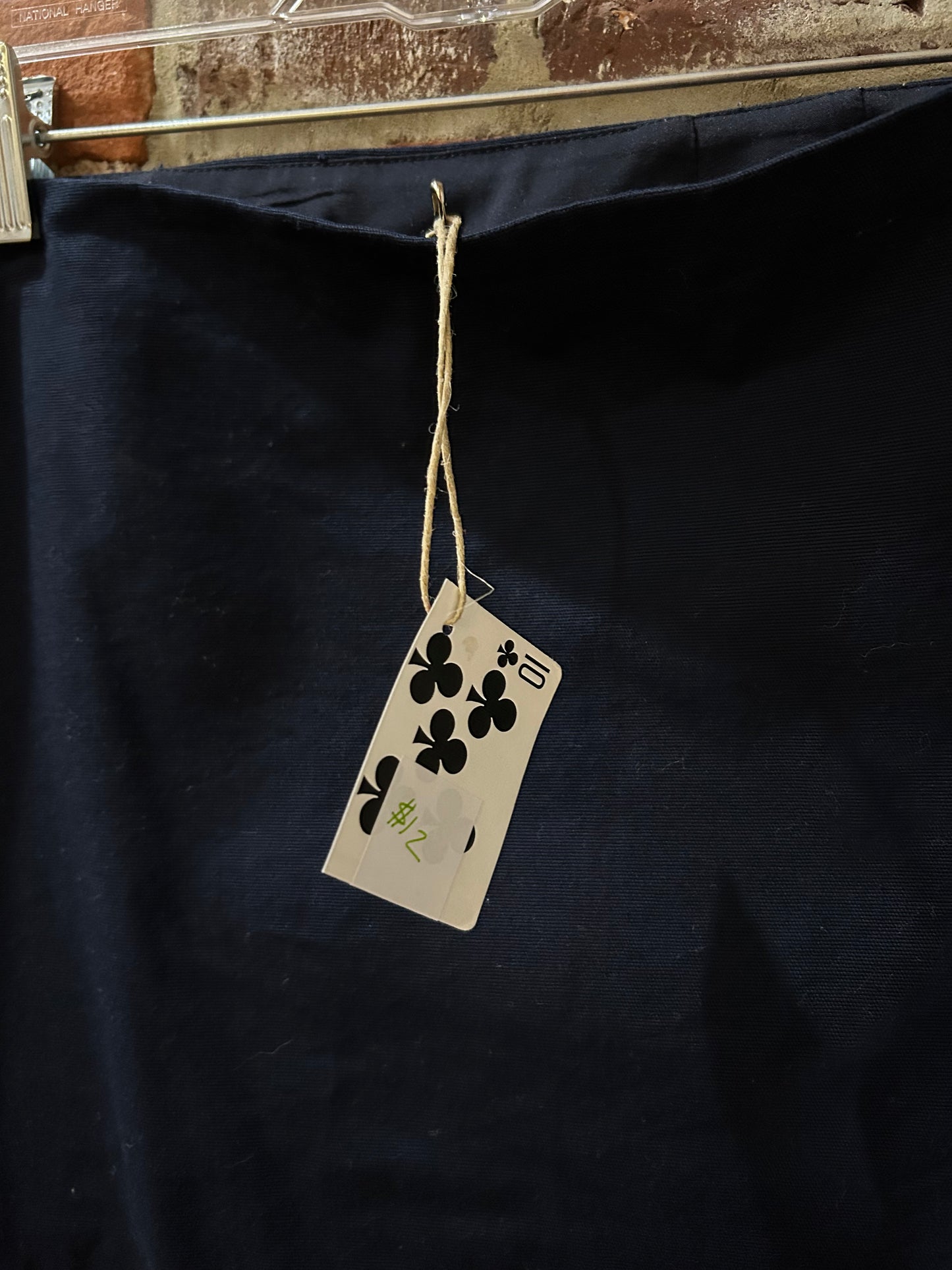 Talbots navy blue skirt