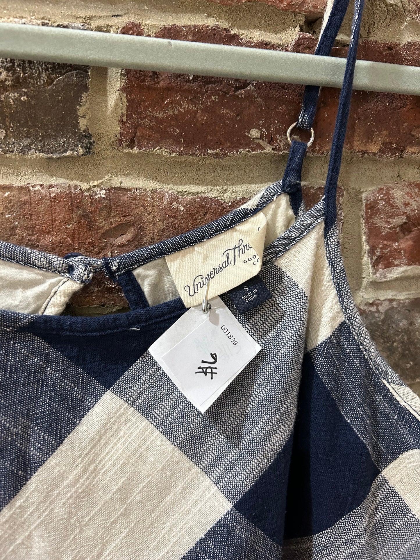 Plaid summer dress