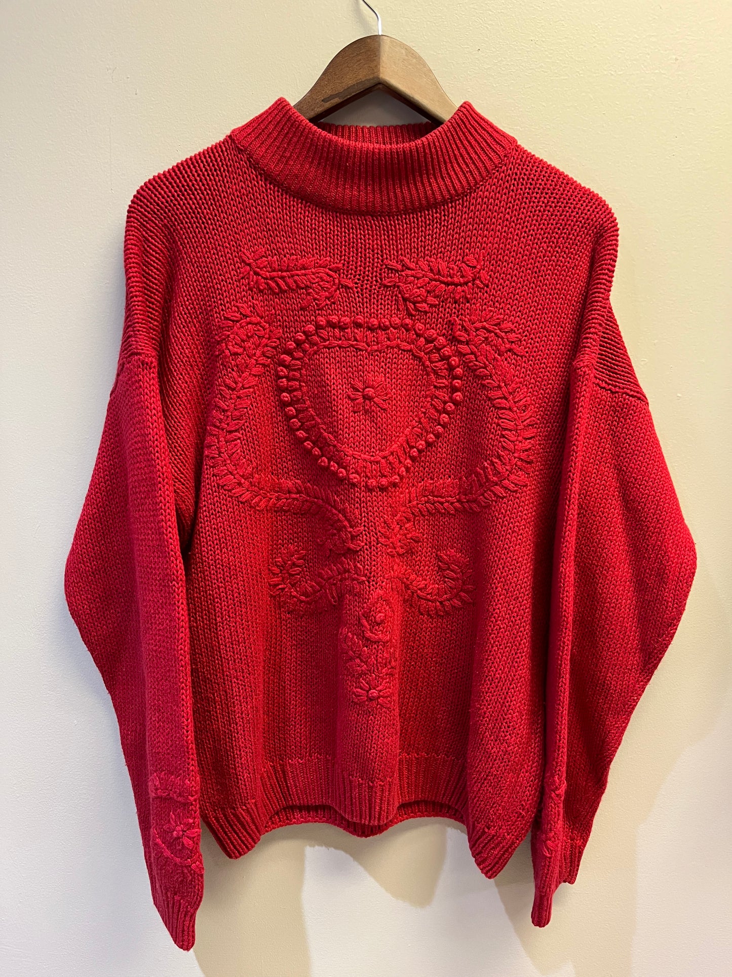 Red Turtleneck Sweater