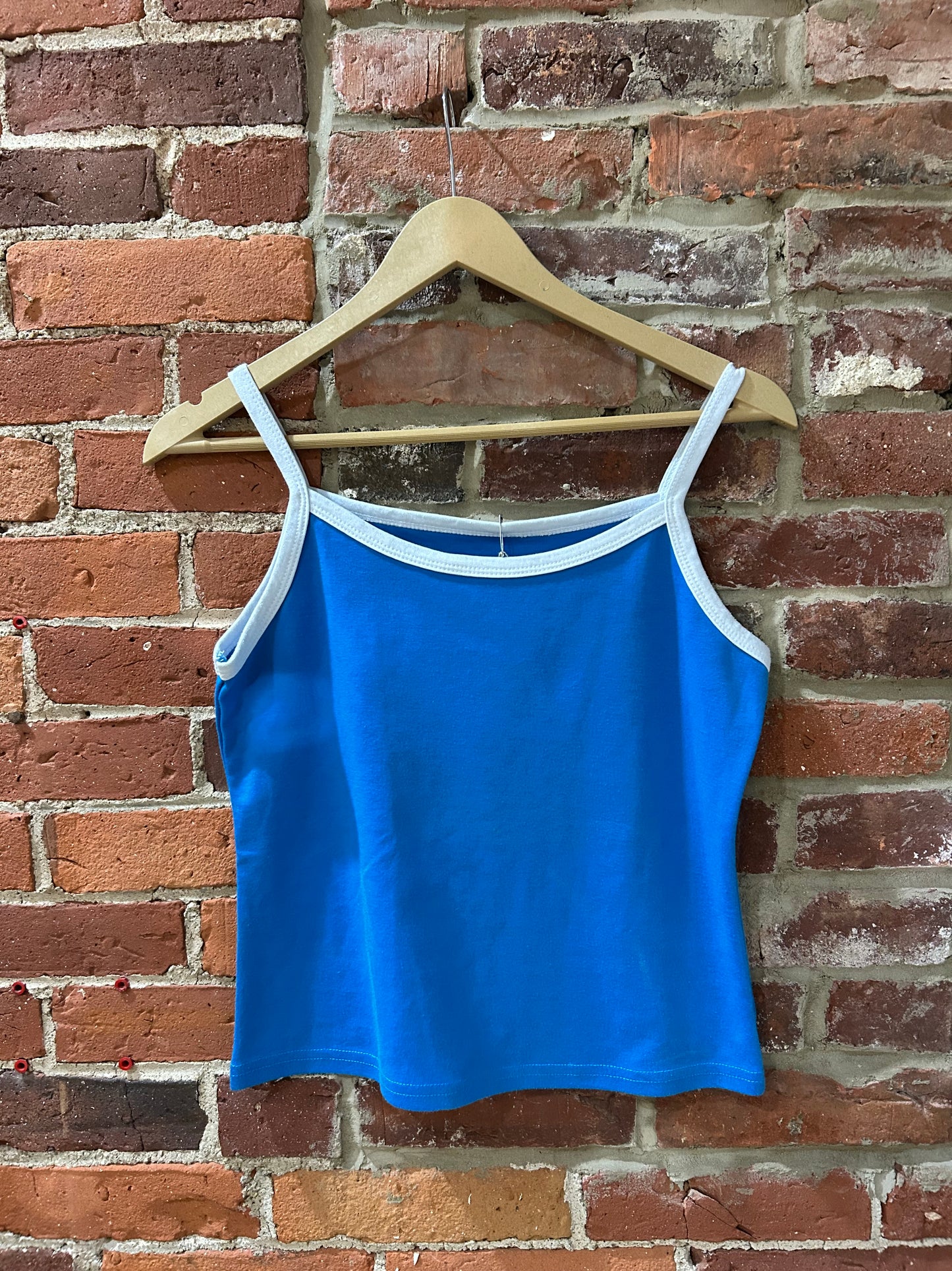 Vintage electric blue tank