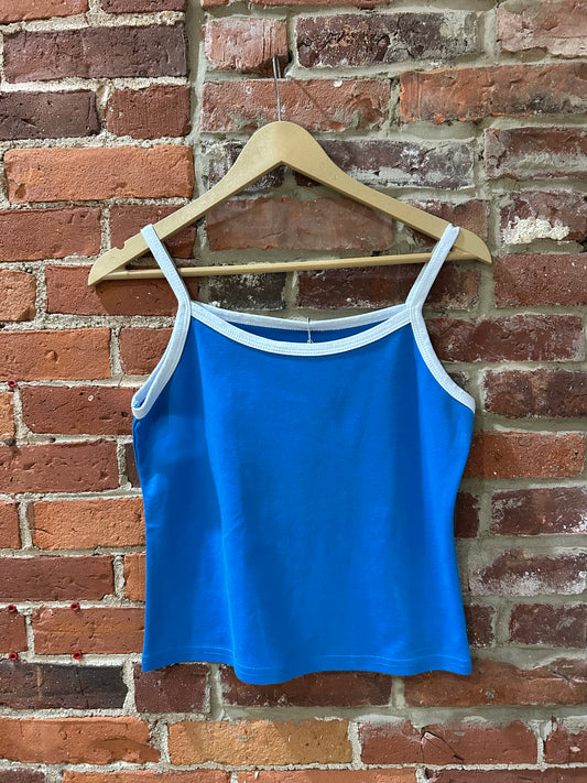 Vintage electric blue tank