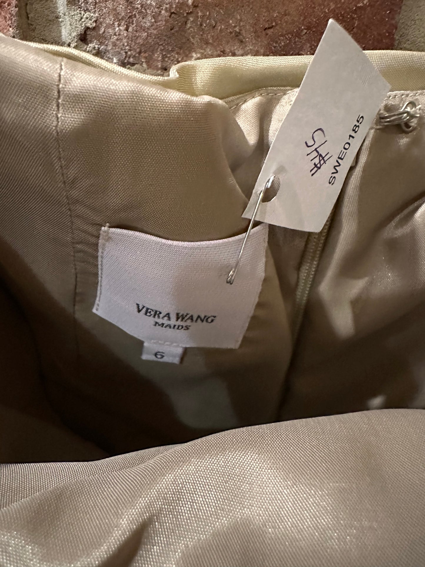Vera Wang Champagne Vintage Dress