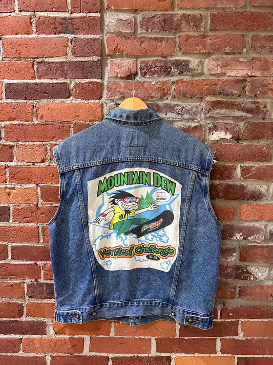 Mountain Dew Upcycled Denim Jacket
