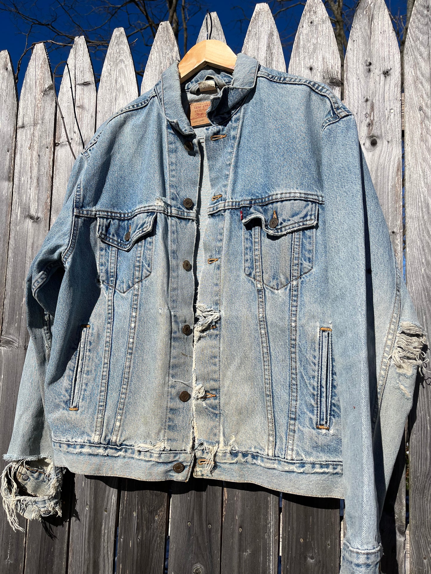 Upcycled Denim Budweiser Jacket