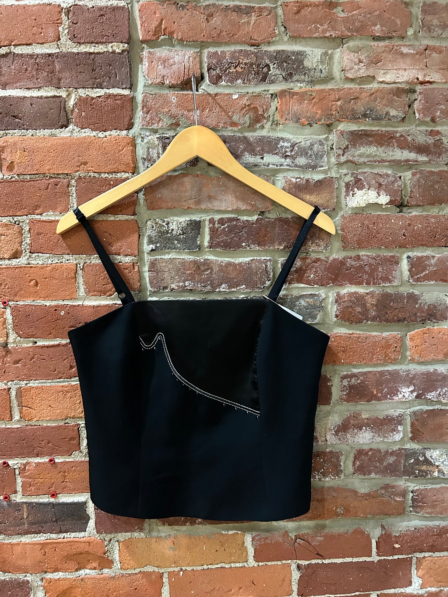 Black corset top