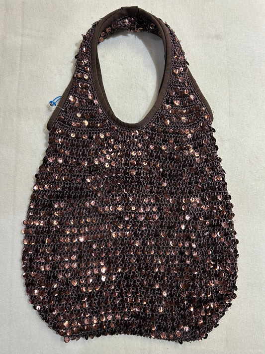 Brown Sequin Bag