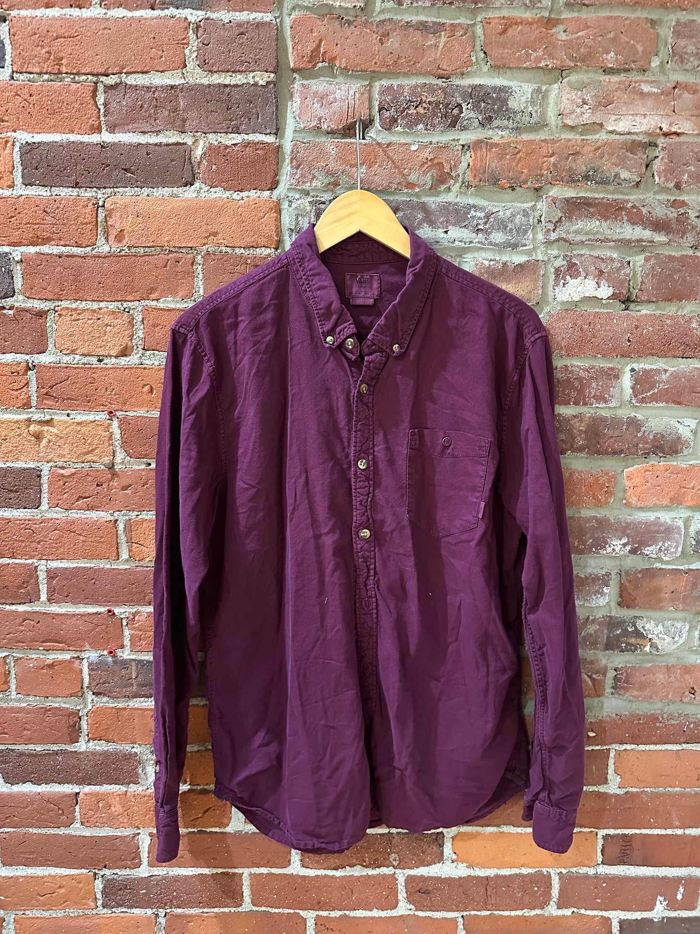 Upcycled Dirigo Maine Flag Vans Flannel