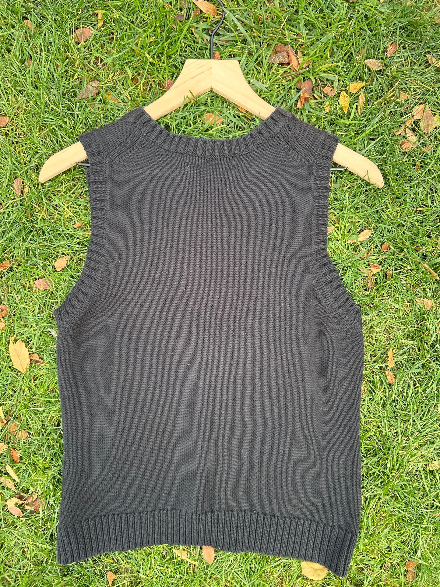 Black Sweater Vest