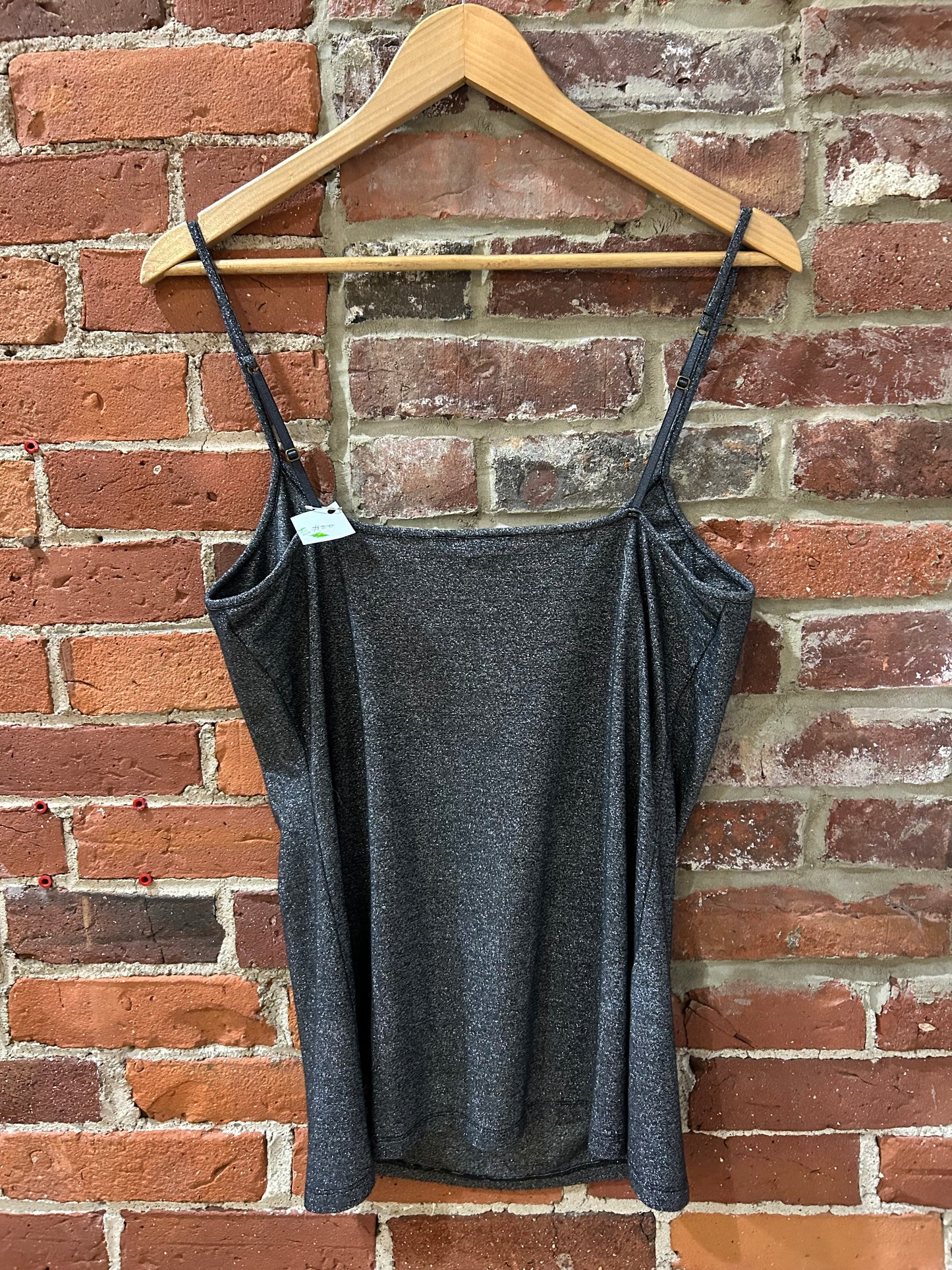‘Express’ sparkly tank top