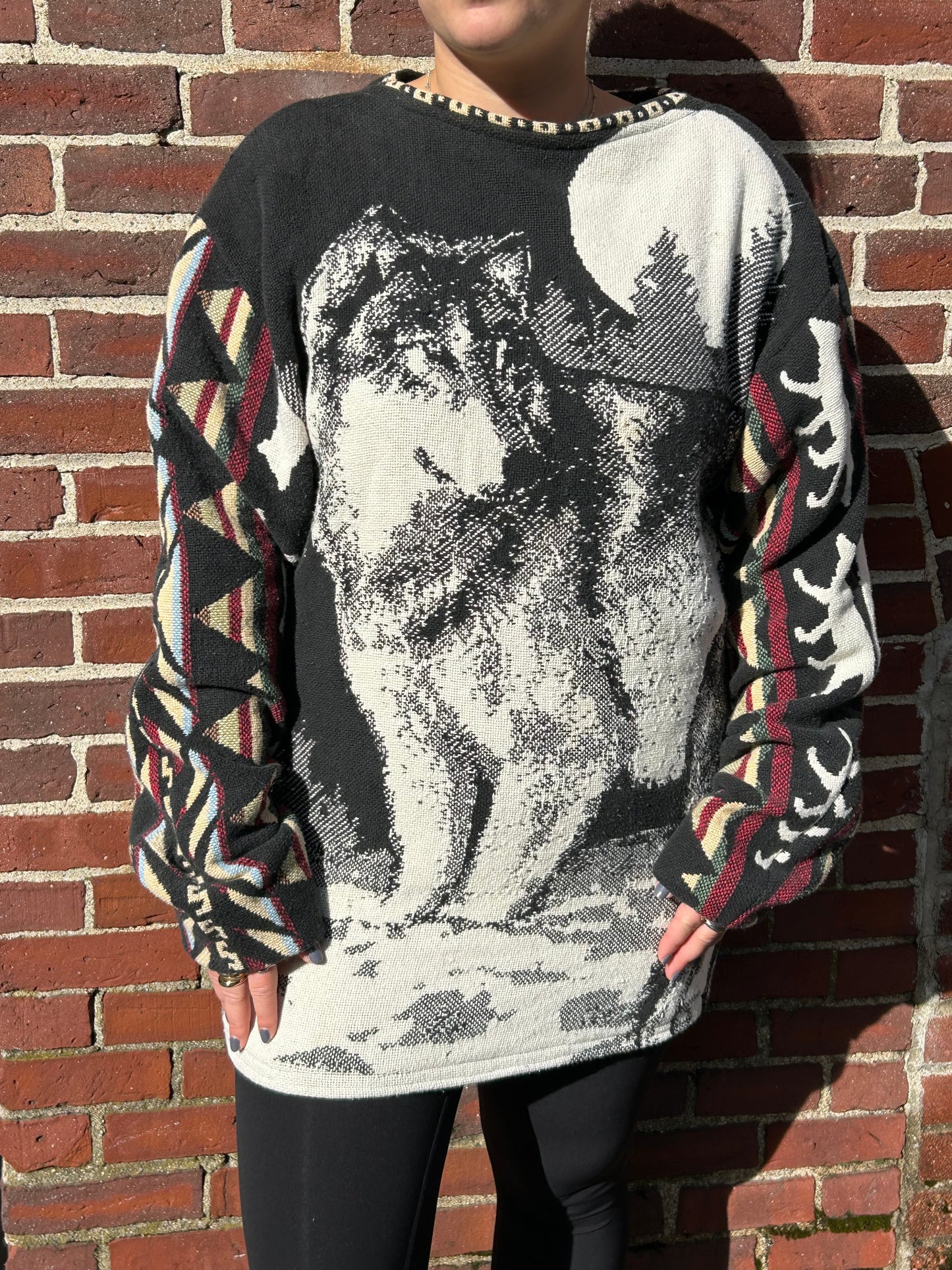 Upcycled Wolf Swanket