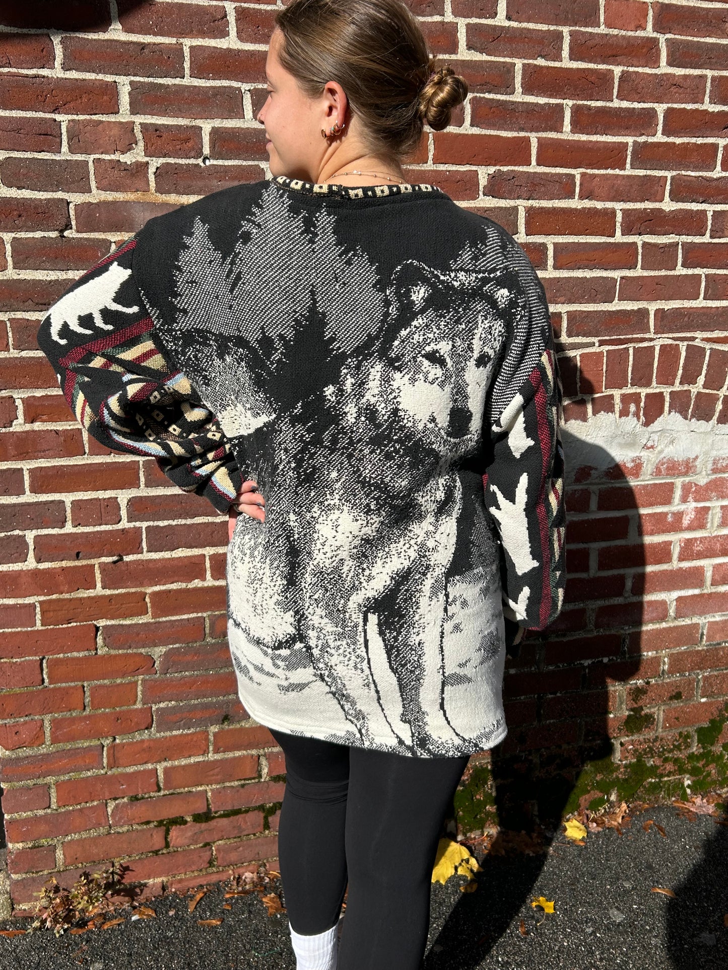 Upcycled Wolf Swanket