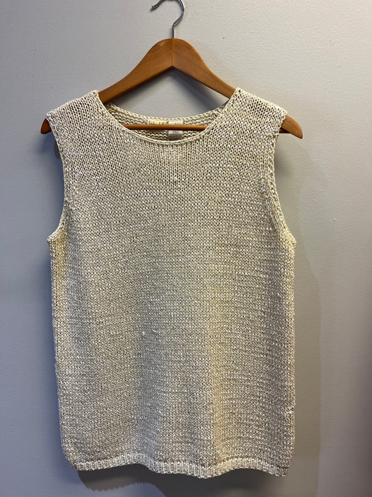 Cream Sweater Vest