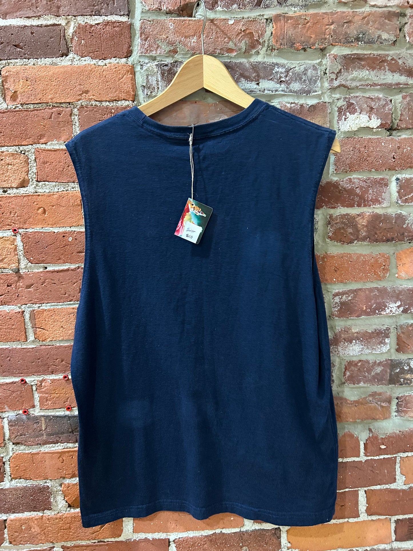 Patriotic cut-off tee