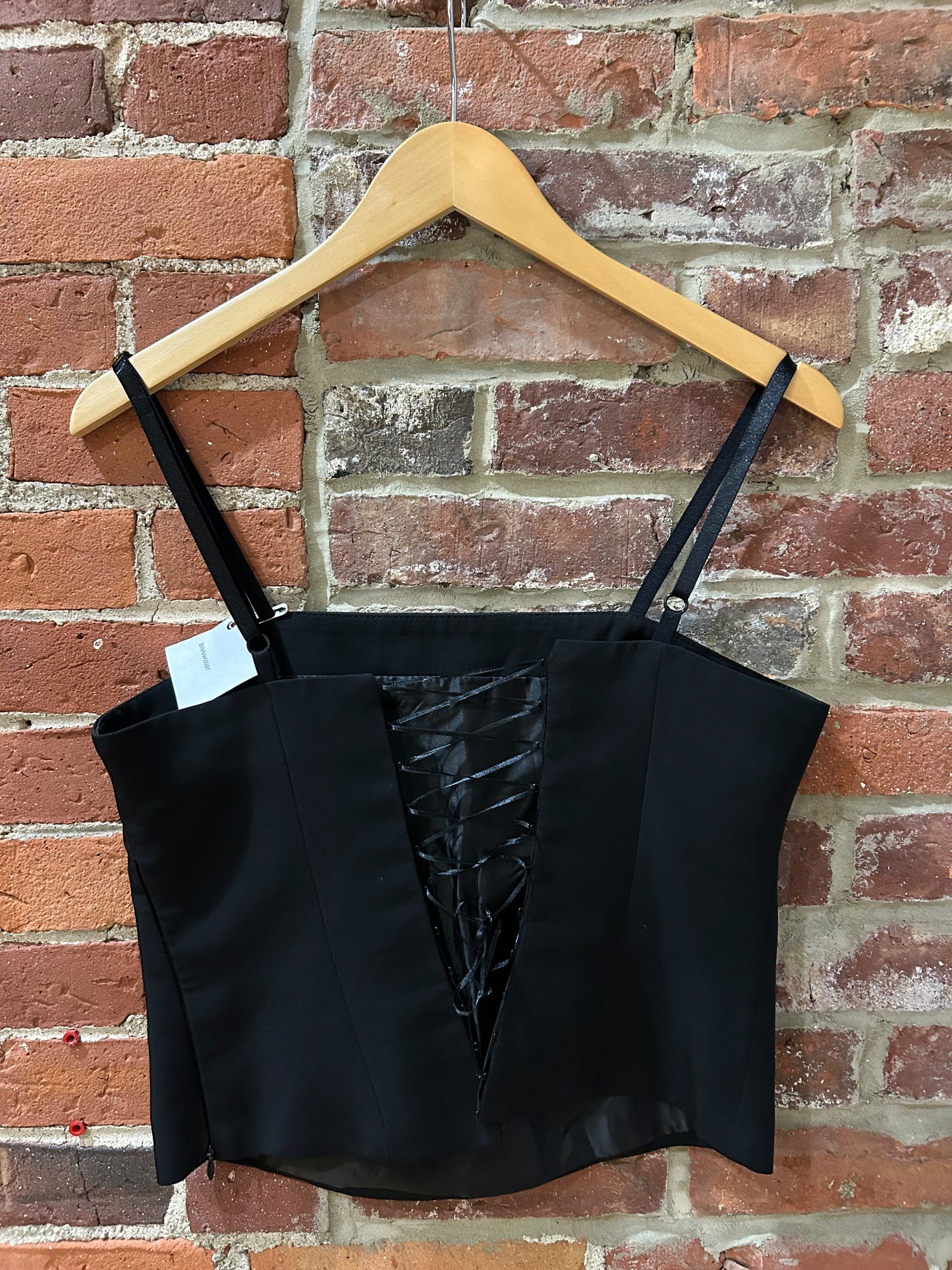 Black corset top