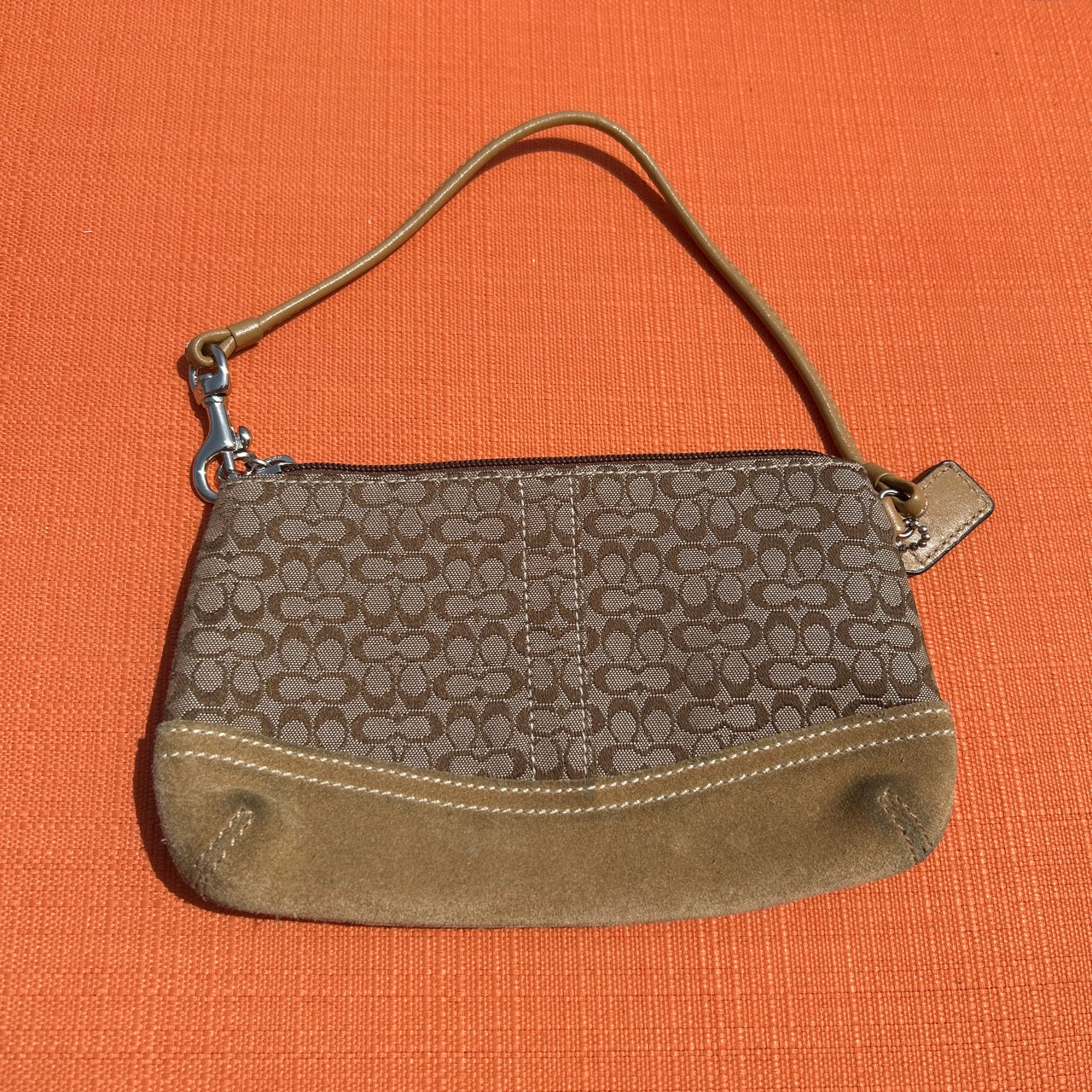 Mini Coach Wristlet
