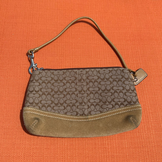 Mini Coach Wristlet