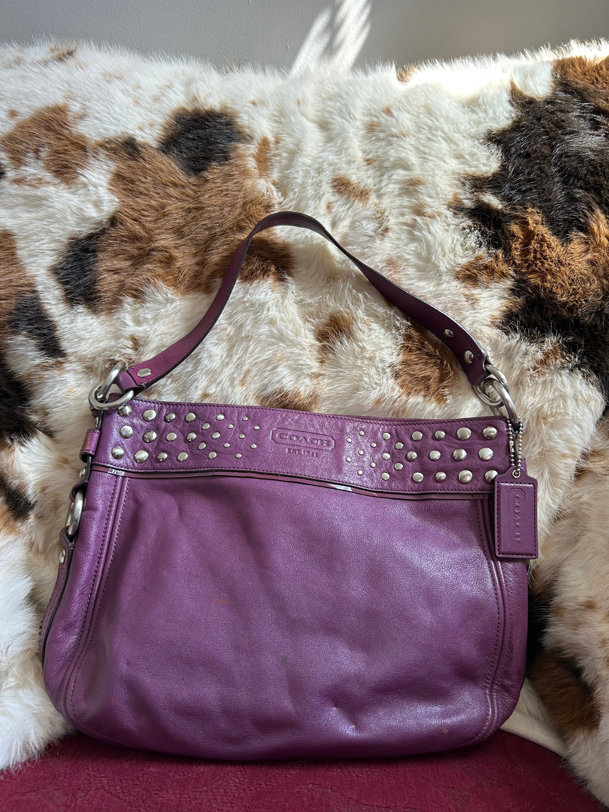 Coach Zoe Studded Hobo