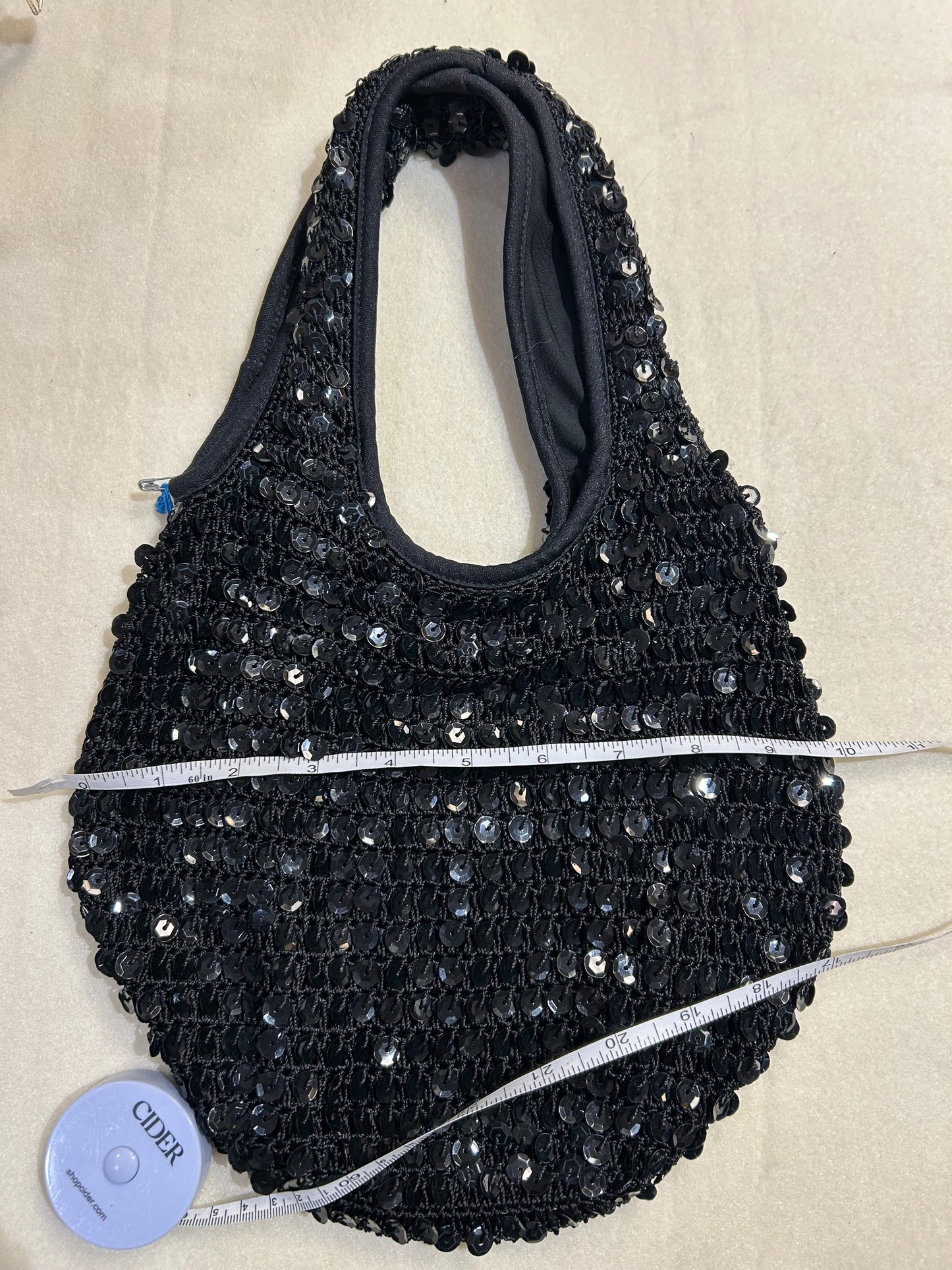 Black Sequin Bag