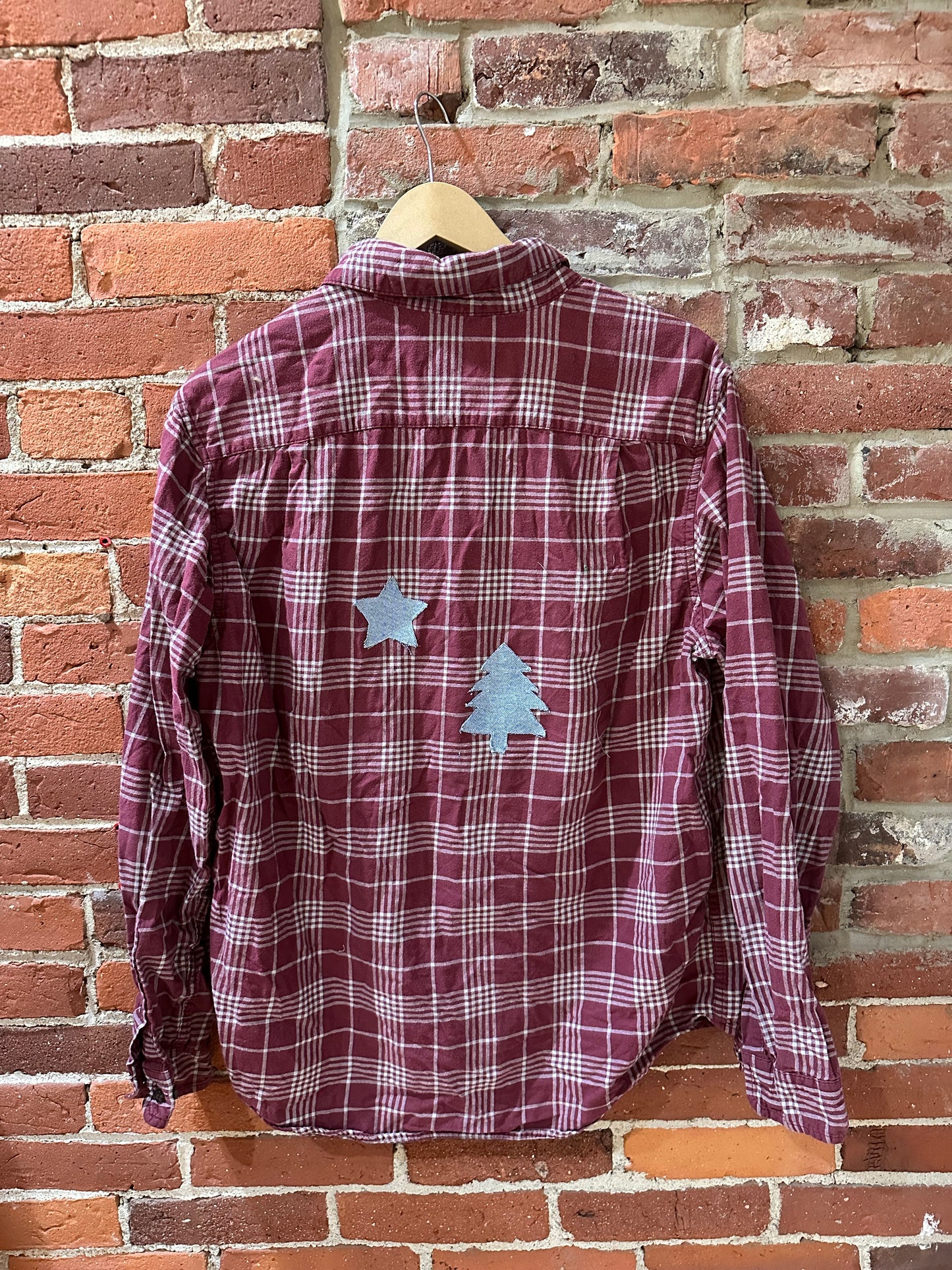 Upcycled Dirigo Maine Flag Flannel