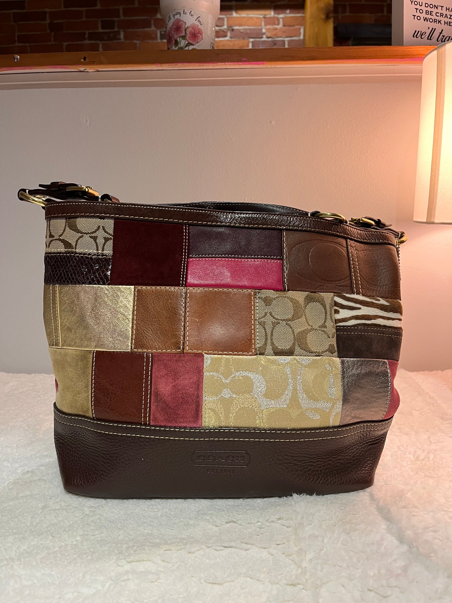 Holiday Patchwork Tote