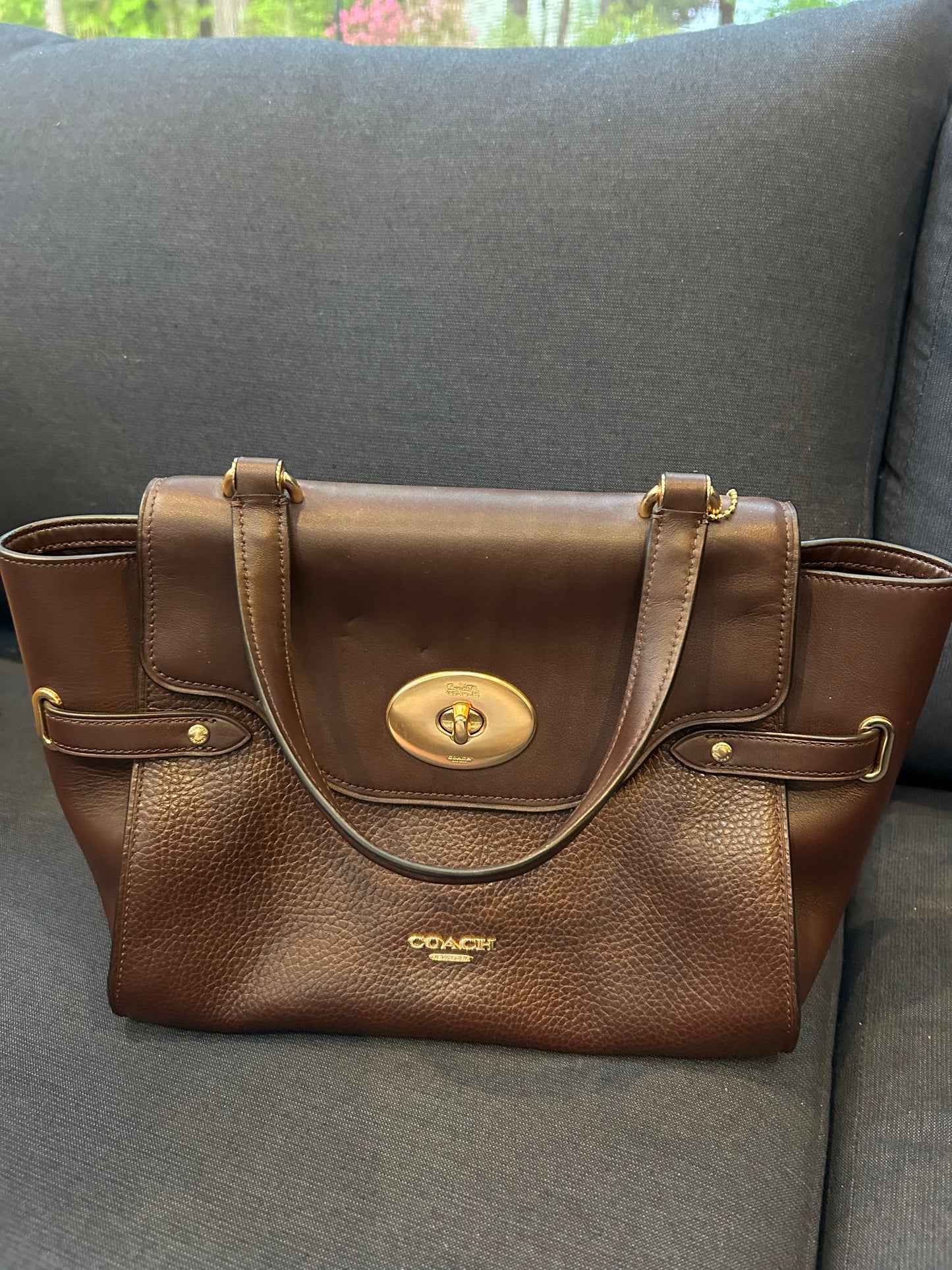 Coach Blake Flap Carryall Satchel