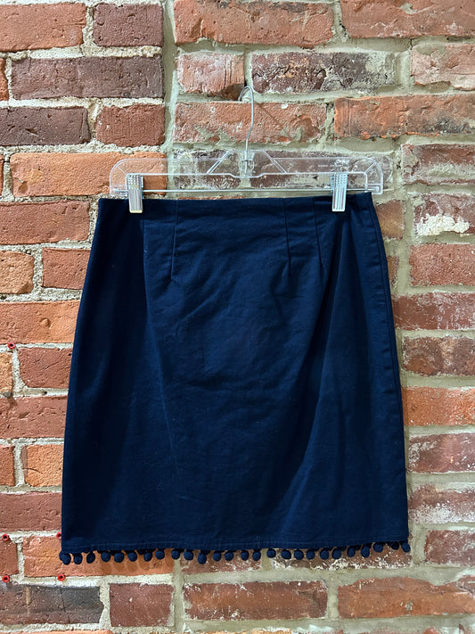 Talbots navy blue skirt