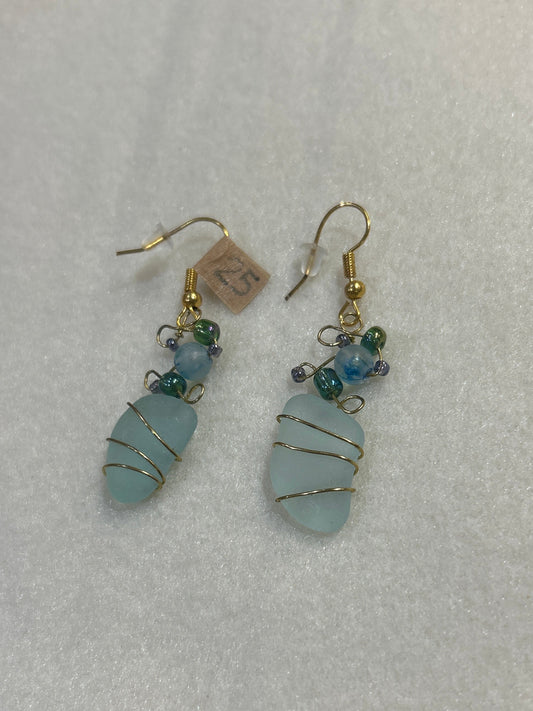 Sea Glass Earrings
