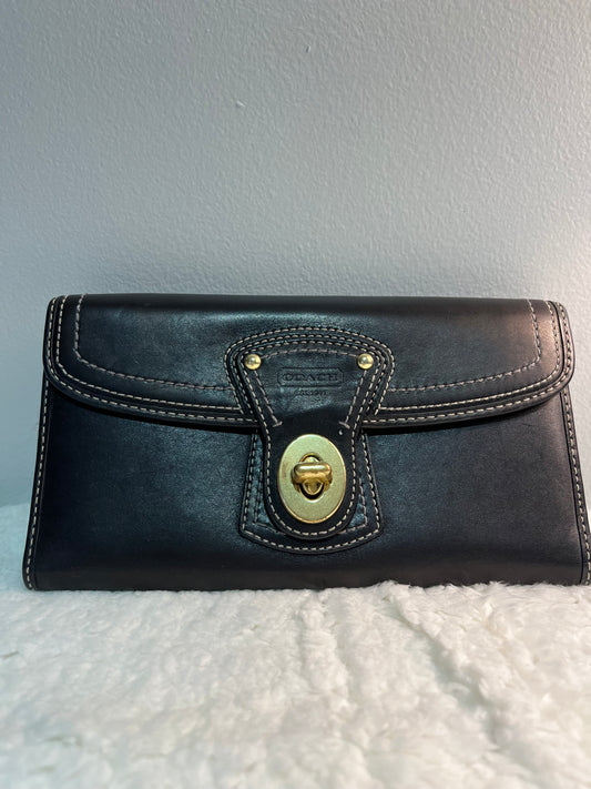 Classic Black Coach Wallet