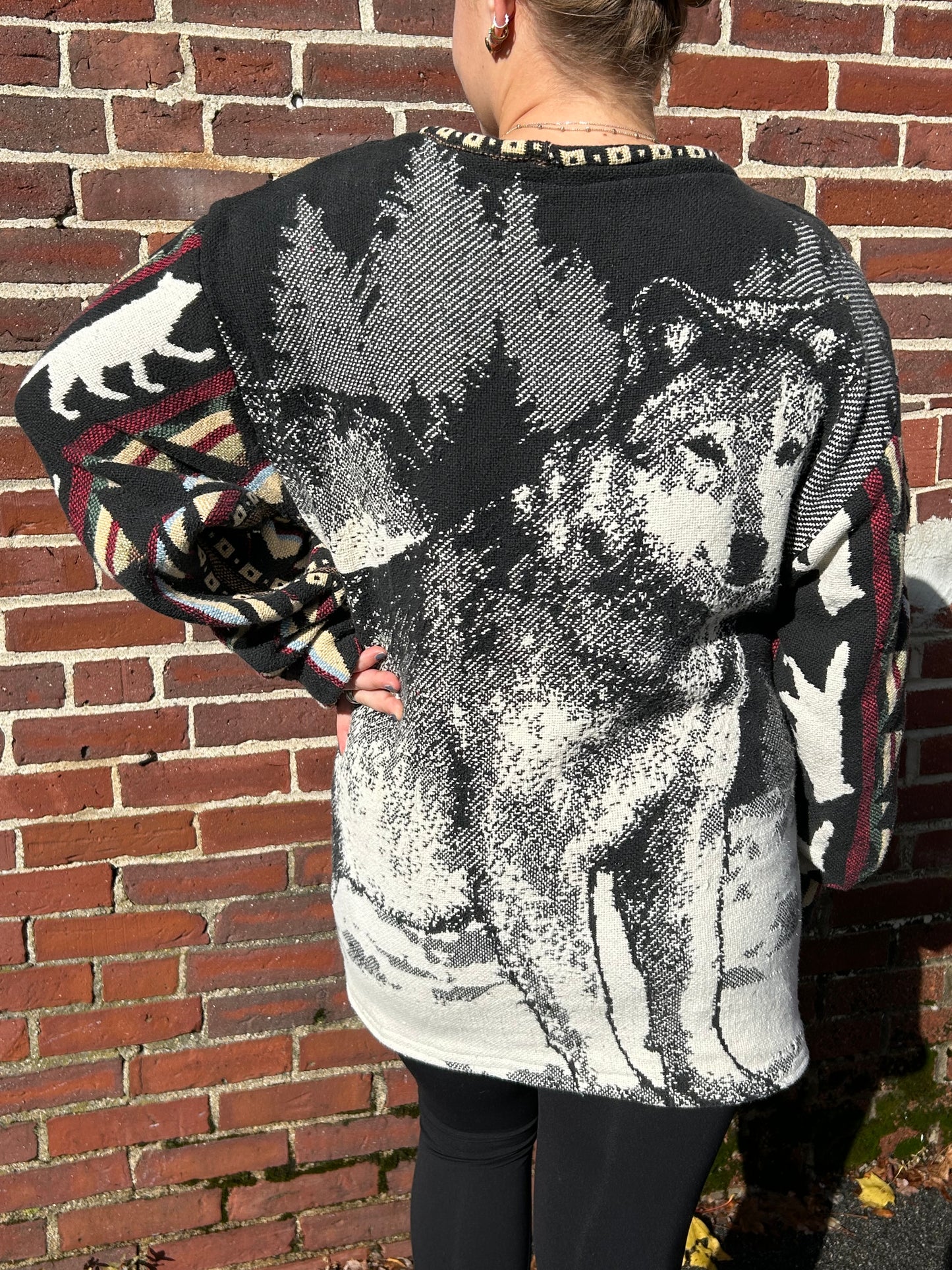 Upcycled Wolf Swanket