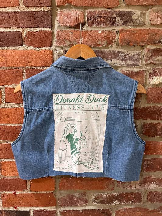 Upcycled Donald Duck Denim Jacket!