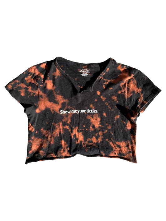 Bleached Cropped T