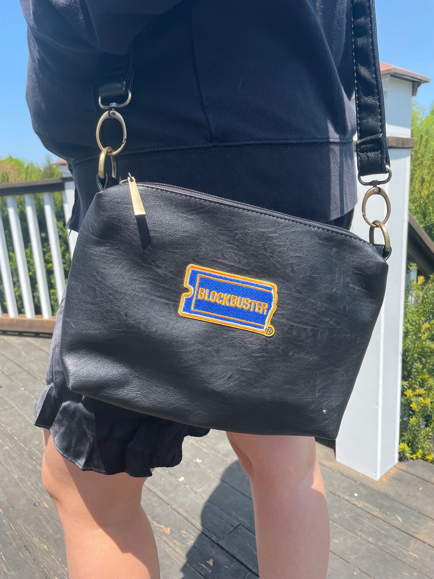 BLOCKBUSTER Upcycled Purse