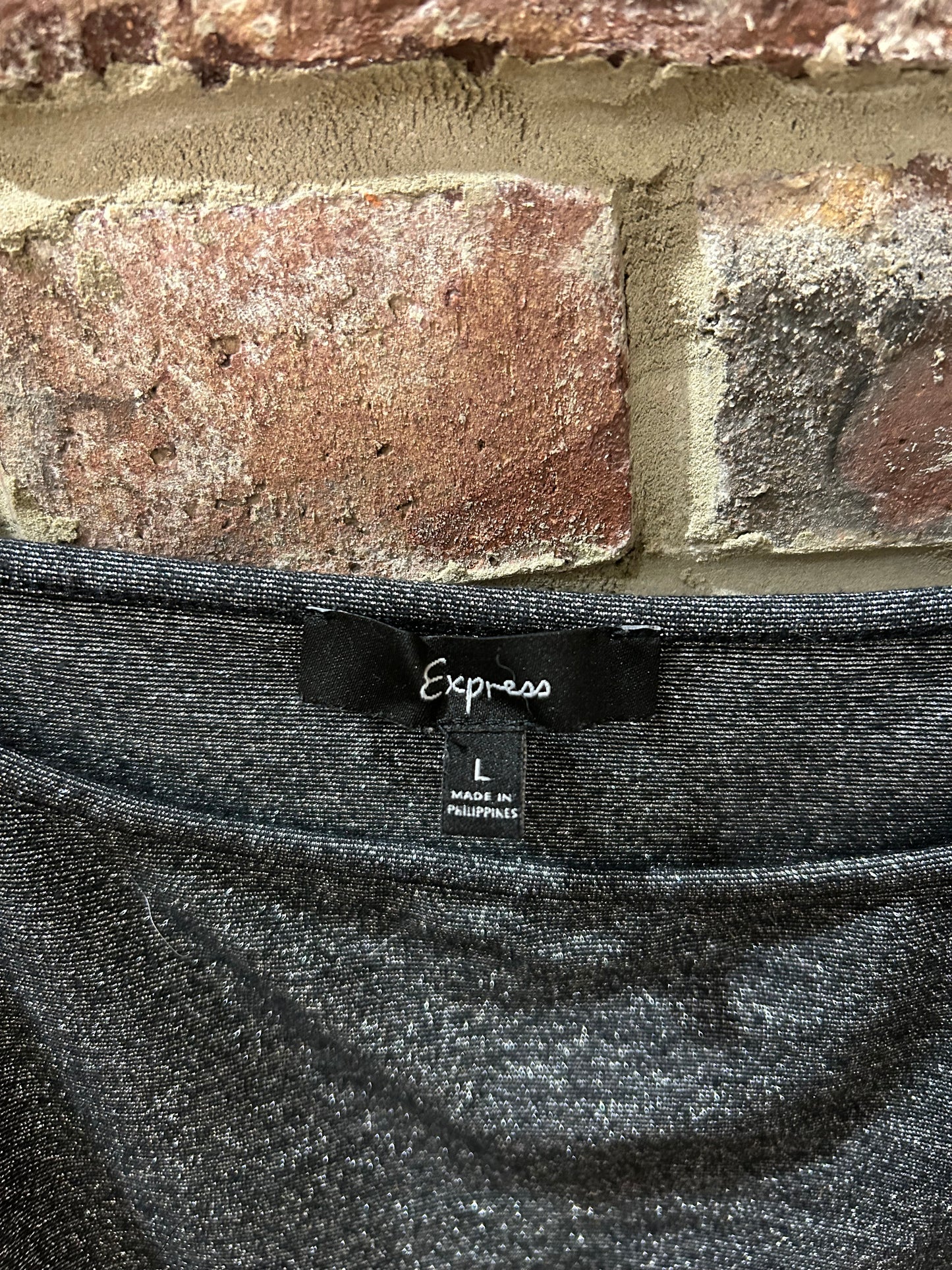 ‘Express’ sparkly tank top